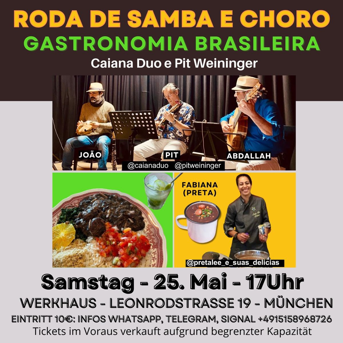 Roda de Samba & Choro | Gastronomia Brasileira