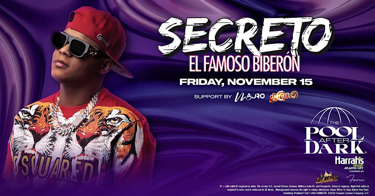 FUEGO FRIDAYS ft SECRETO at The Pool After Dark - Harrahs AC