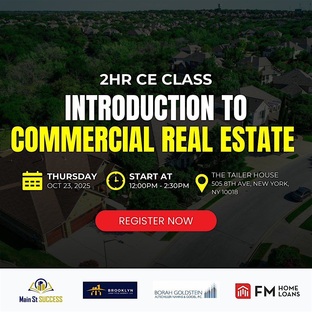 Introduction to Commercial Real Estate
