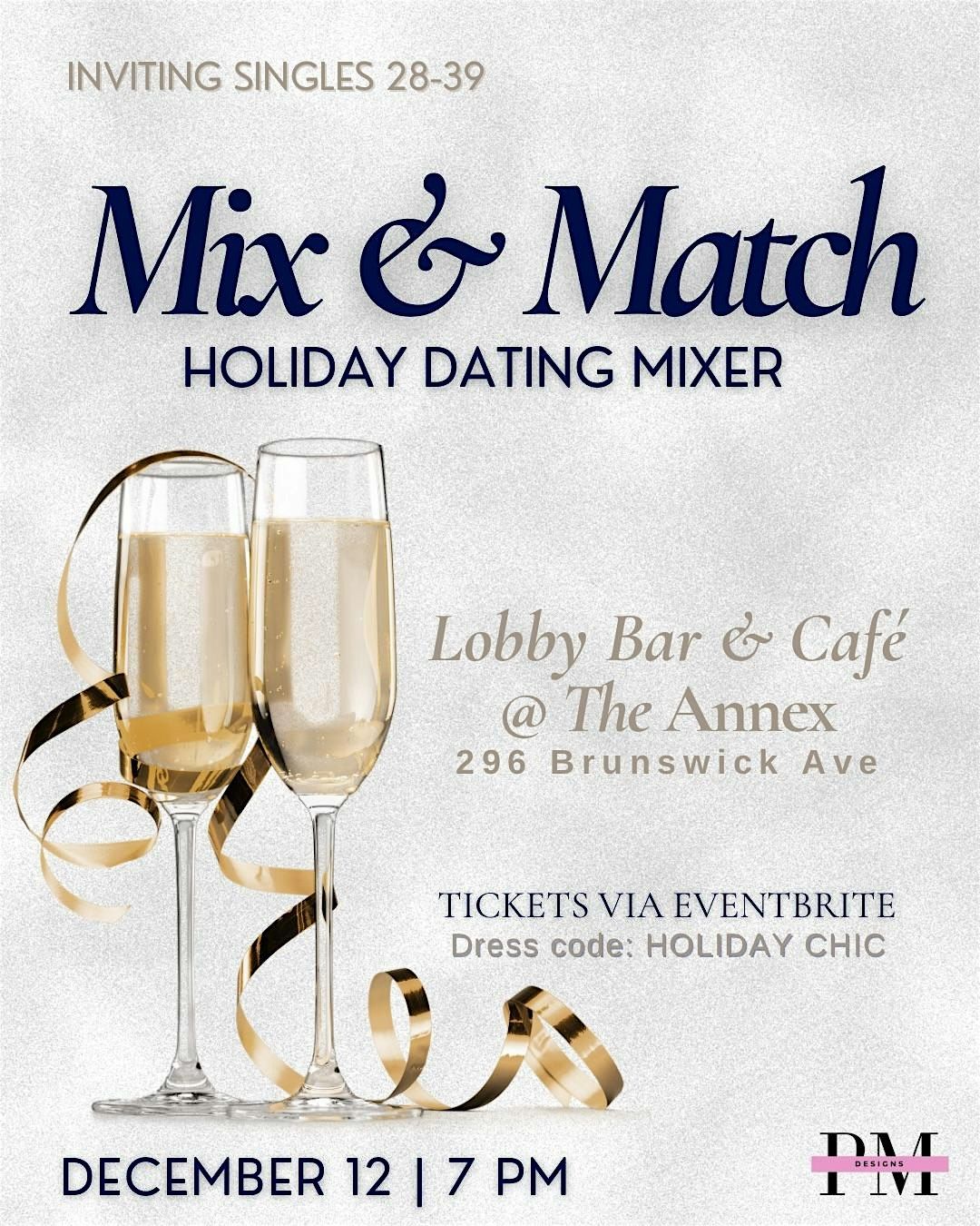 Mix N' Match Holiday Dating Mixer (Ages 28-39)!
