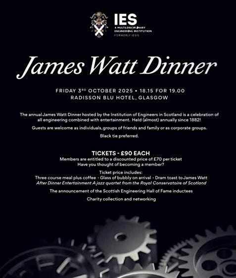 James Watt Dinner 2025
