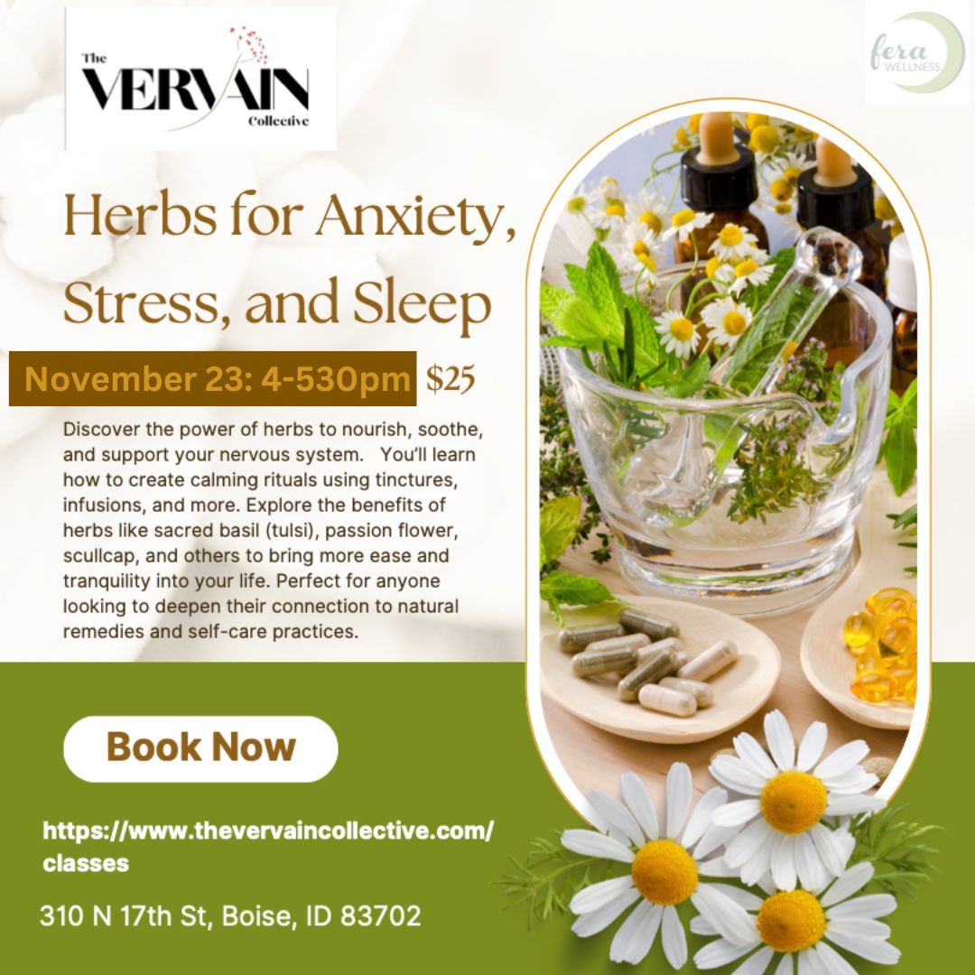 Herbs for Anxiety, Stress, and Sleep