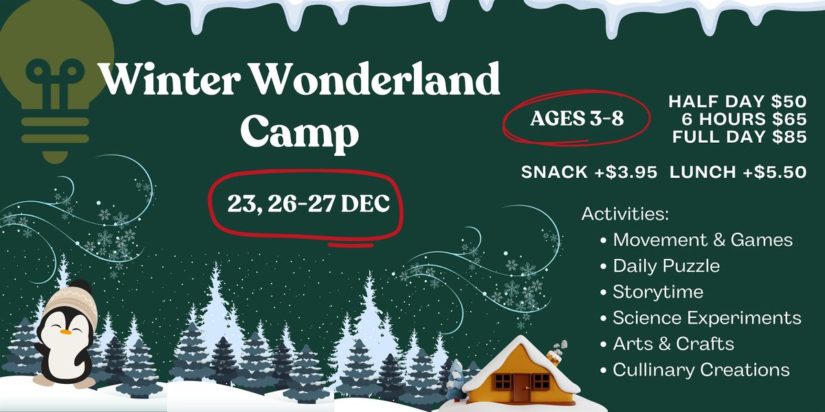 Winter Wonderland Camp at Think Lounge