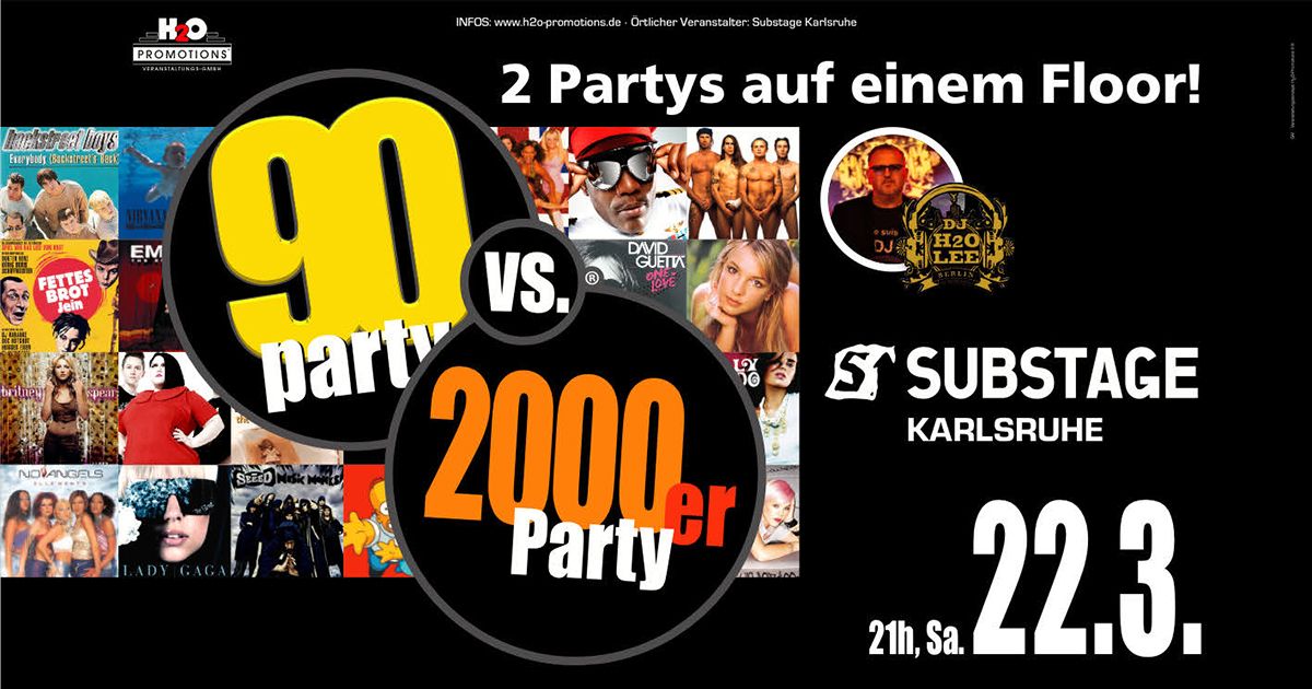 90ER VS. 2000ER PARTY