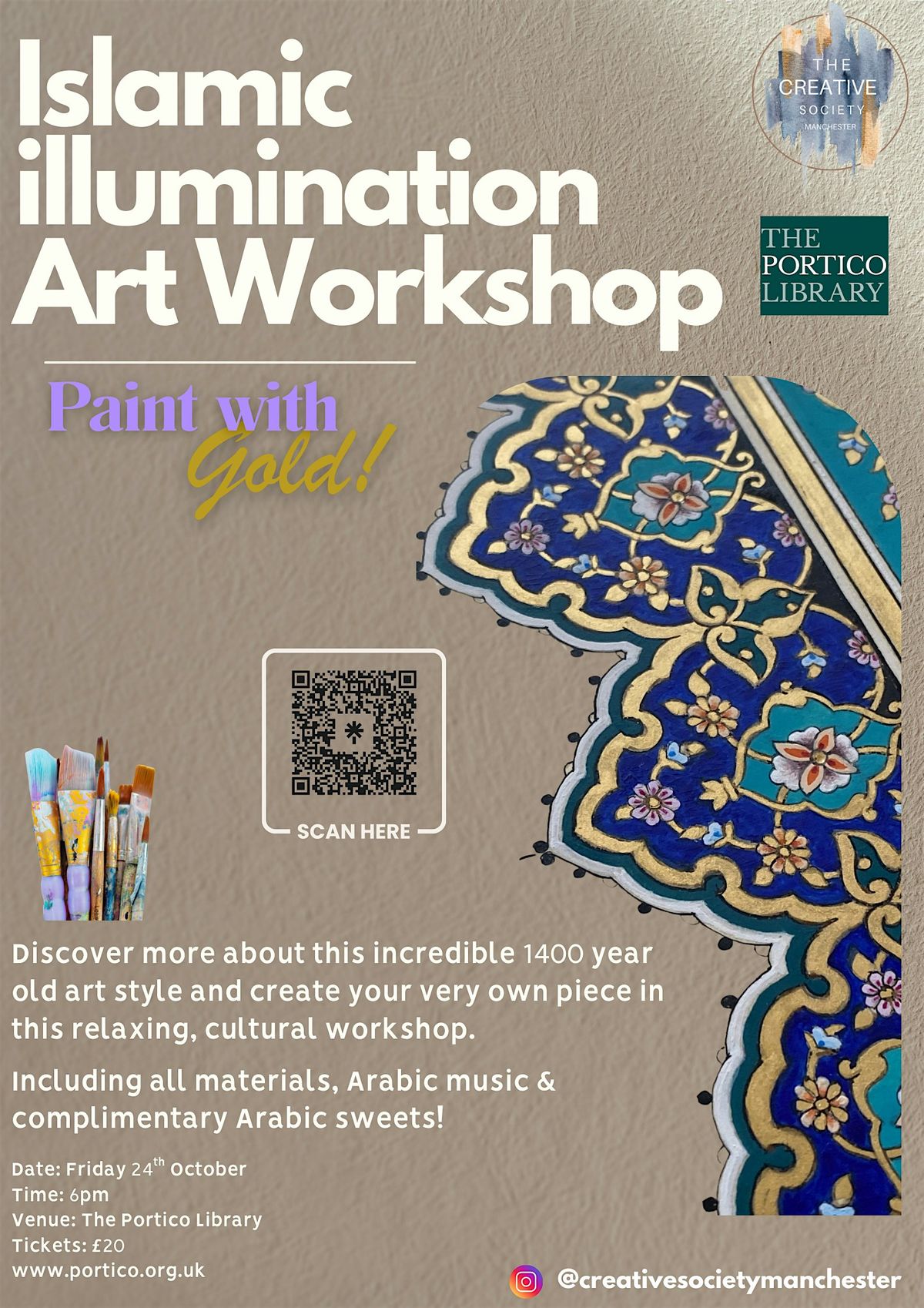 Islamic Art Illumination Workshop