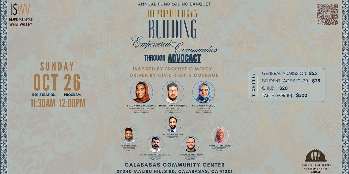 ISWV: Annual Fundraising Gala 2025 - The Prophetic Legacy