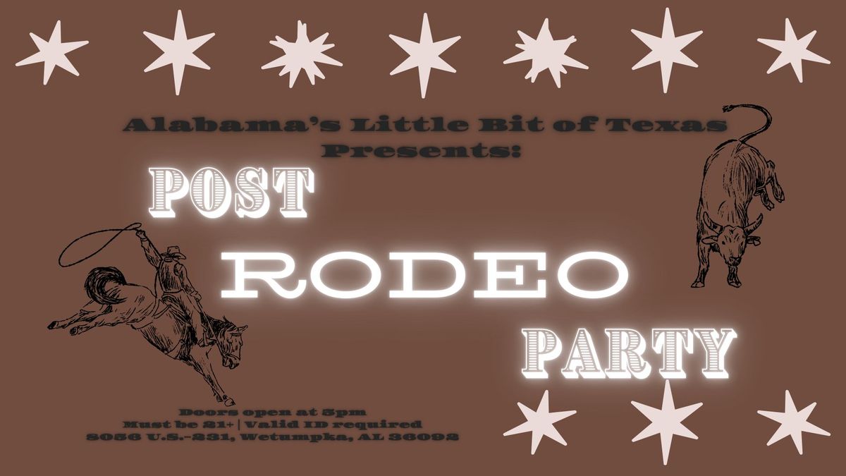 Post Rodeo Party