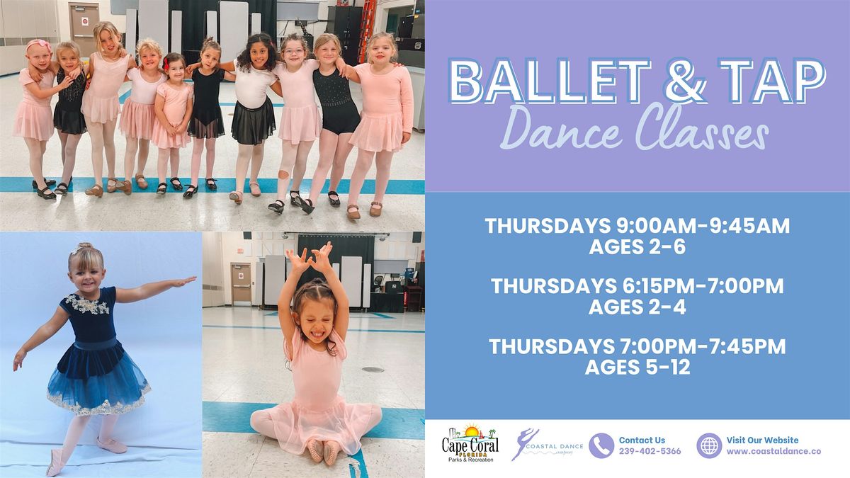 Ballet & Tap Dance Classes in Cape Coral for Ages 2-12