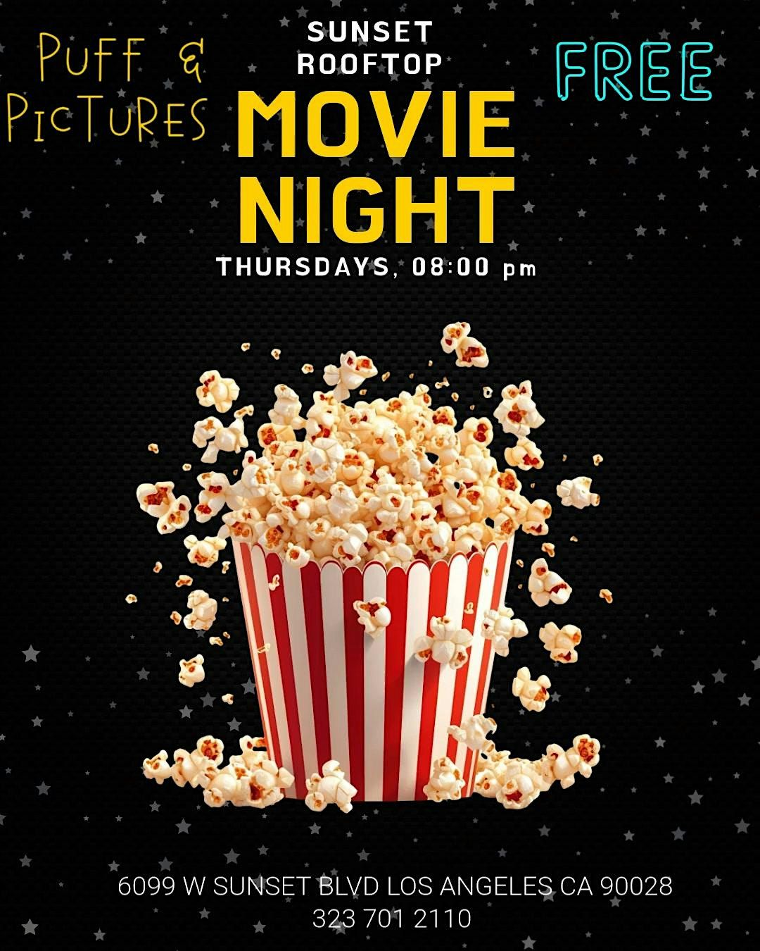 Puff and Pictures Thursday Movie Night