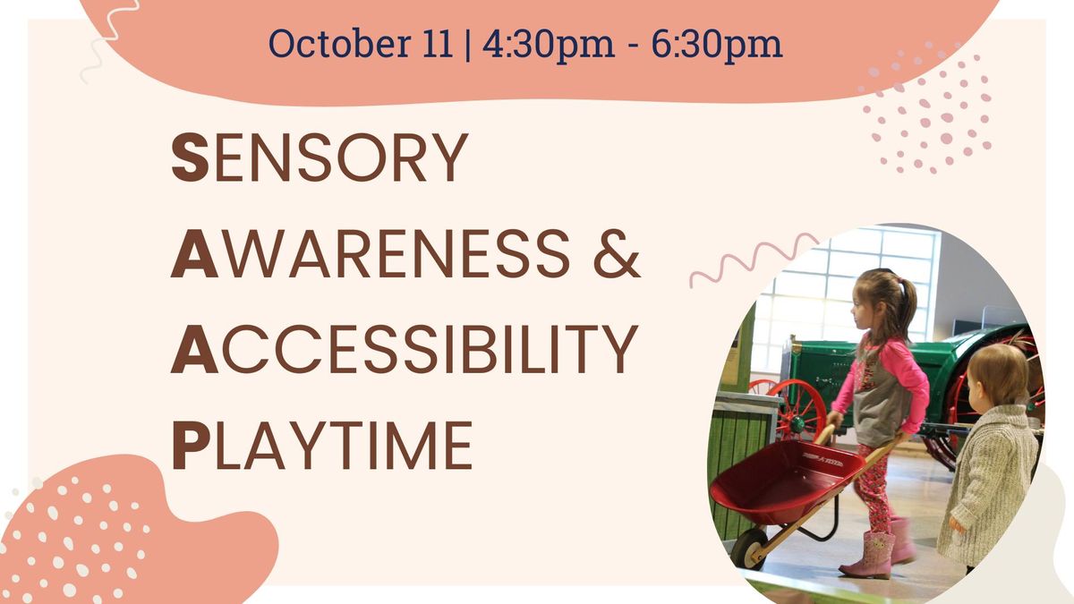 Sensory Awareness & Accessibility Playtime