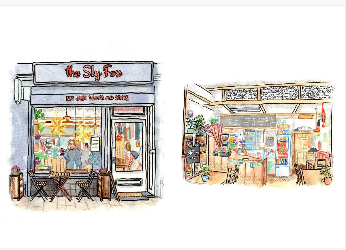 Autumn Watercolour Workshop at The Sly Fox Caf\u00e9