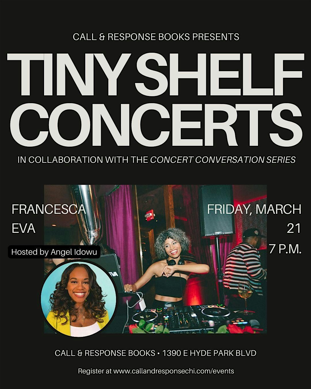 Tiny Shelf Concerts: DJ Francesca Eva