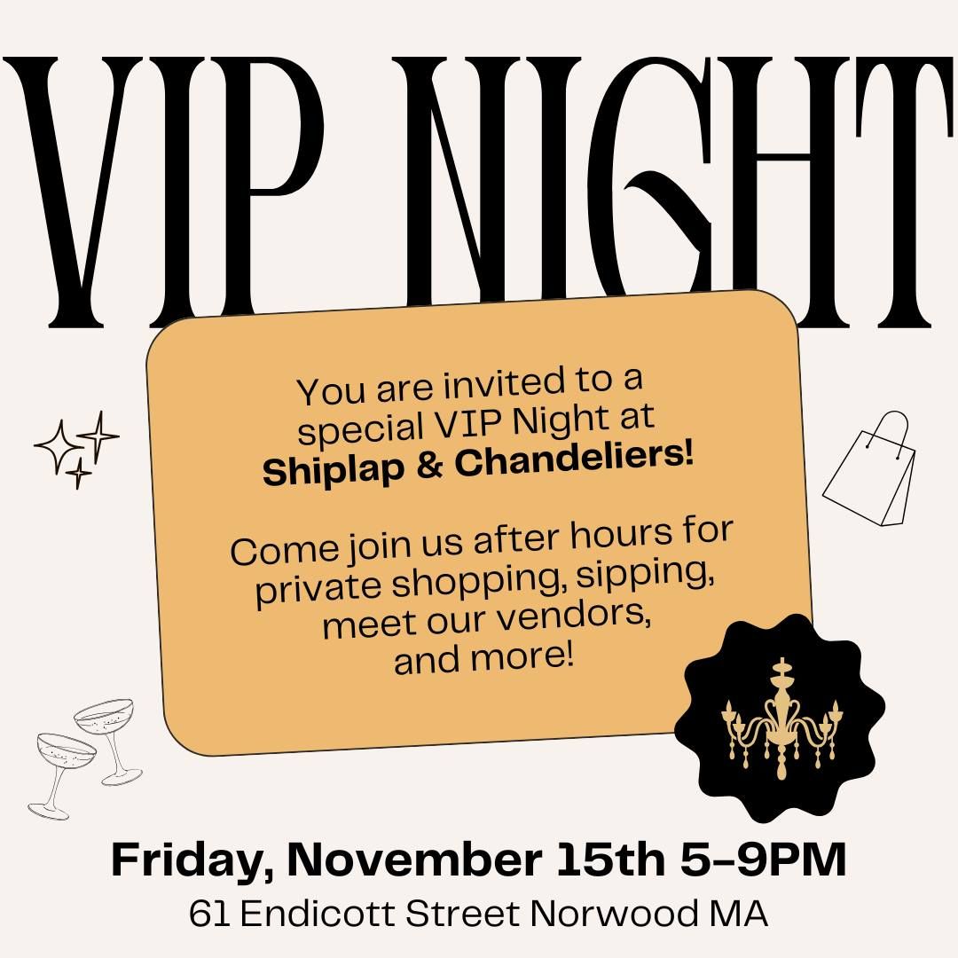 VIP Shopping Night at Shiplap & Chandeliers 