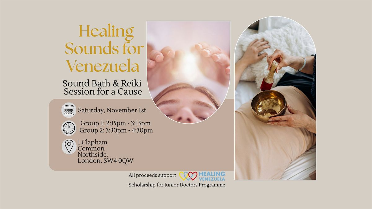 Healing Sounds for Venezuela: A Sound Bath & Reiki Session for a Cause