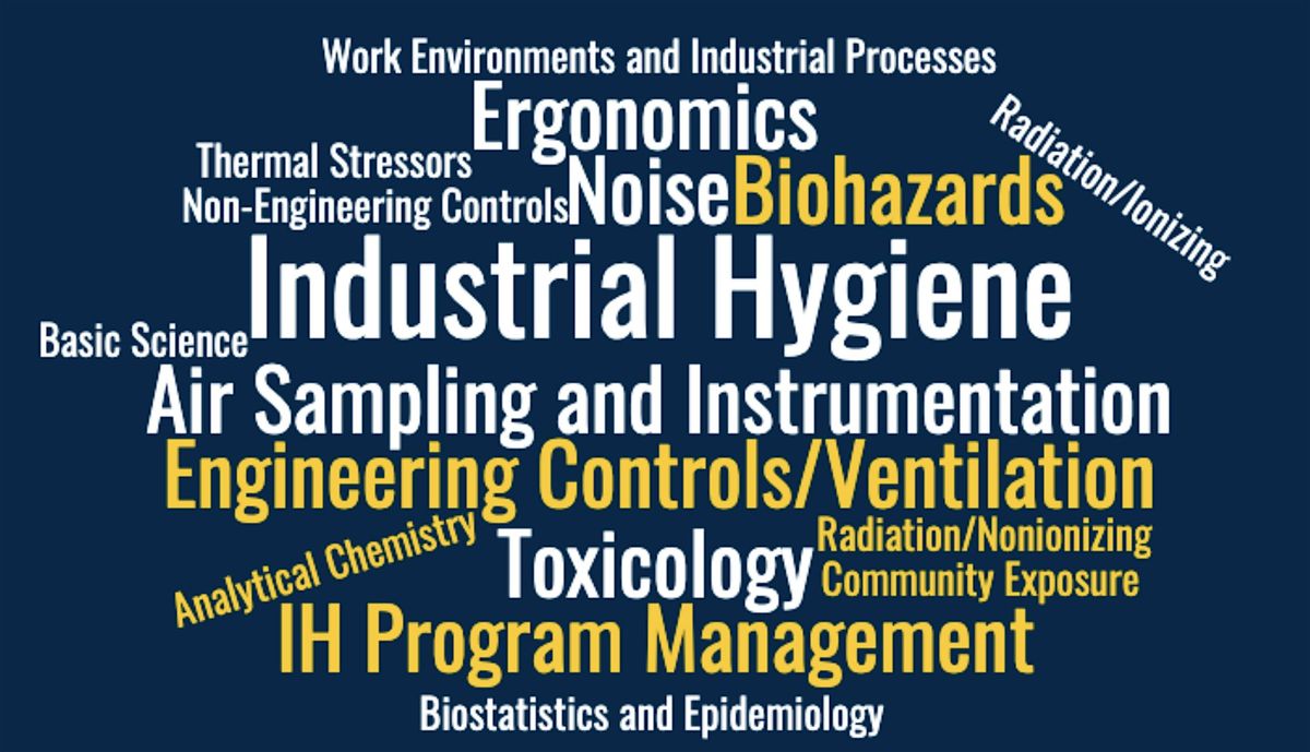 Spring 2025 Comprehensive Industrial Hygiene Review: Feb. 11- Apr. 17, 2025