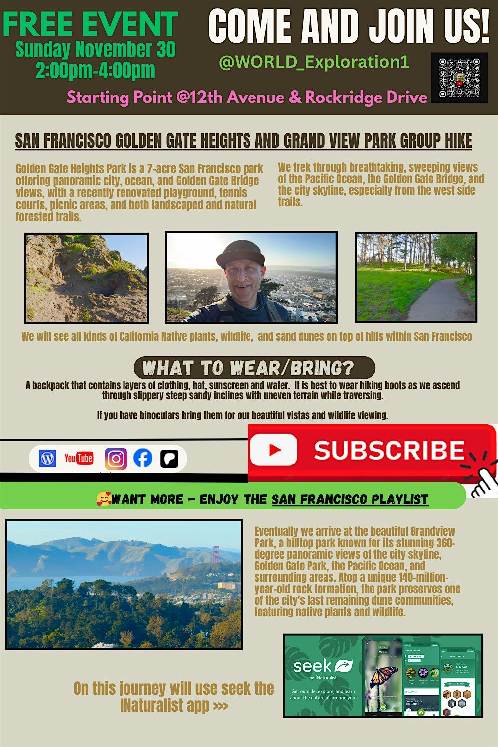 SF Group Hike Adventure - Explore Sand Dunes Hilltops\u2026