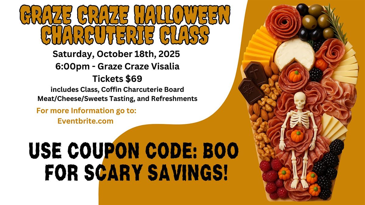 Halloween Charcuterie Class \u2013 Coffin Board Edition