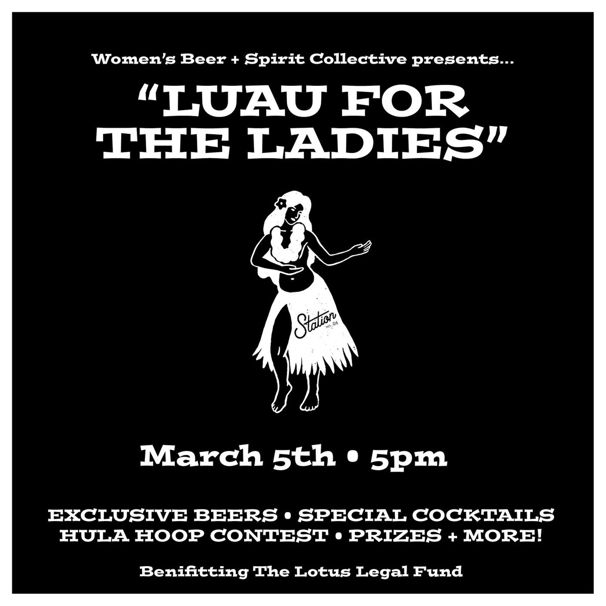 Women's Month Beer Event: Luau For The Ladies!