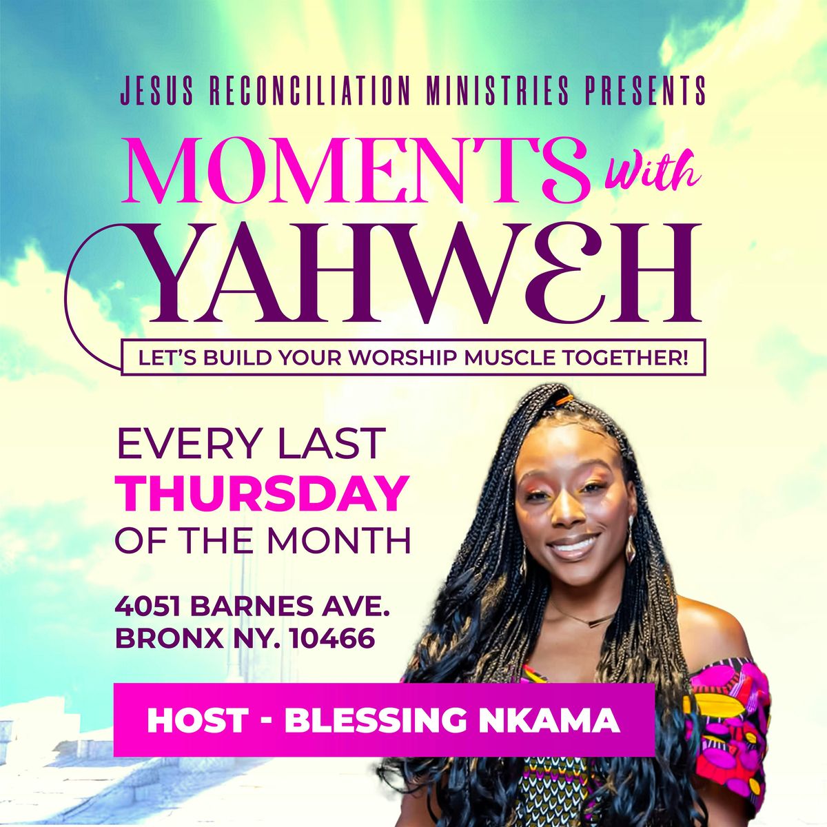 Moments with Yahweh - A Monthly Worship Experience
