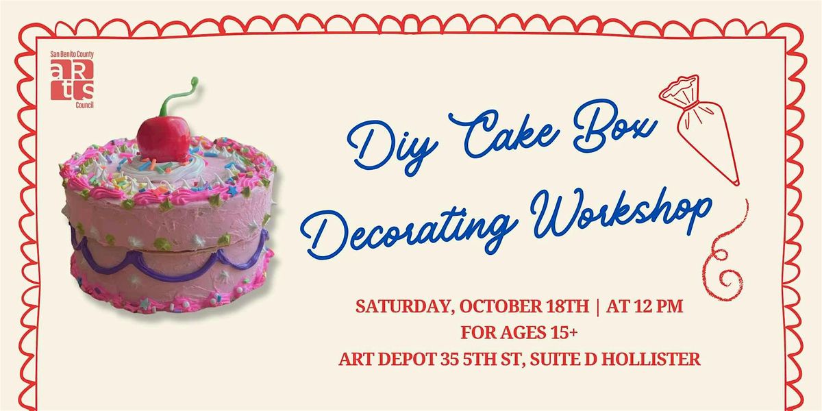 DIY Vintage Cake Box Workshop