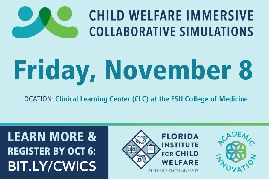 FREE FOR STUDENTS AND FACULTY: Child Welfare Immersive Collaboration Simulations Event