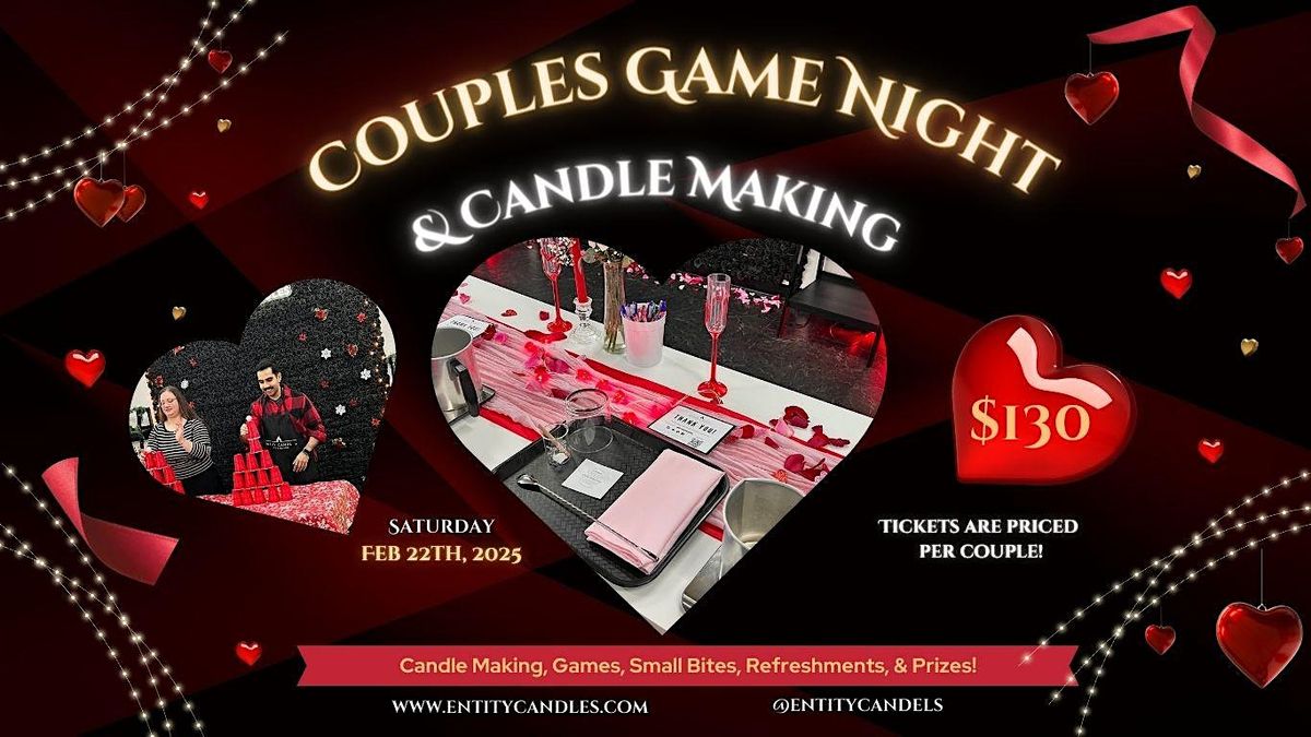 Couples Edition Candle Making & Game Night