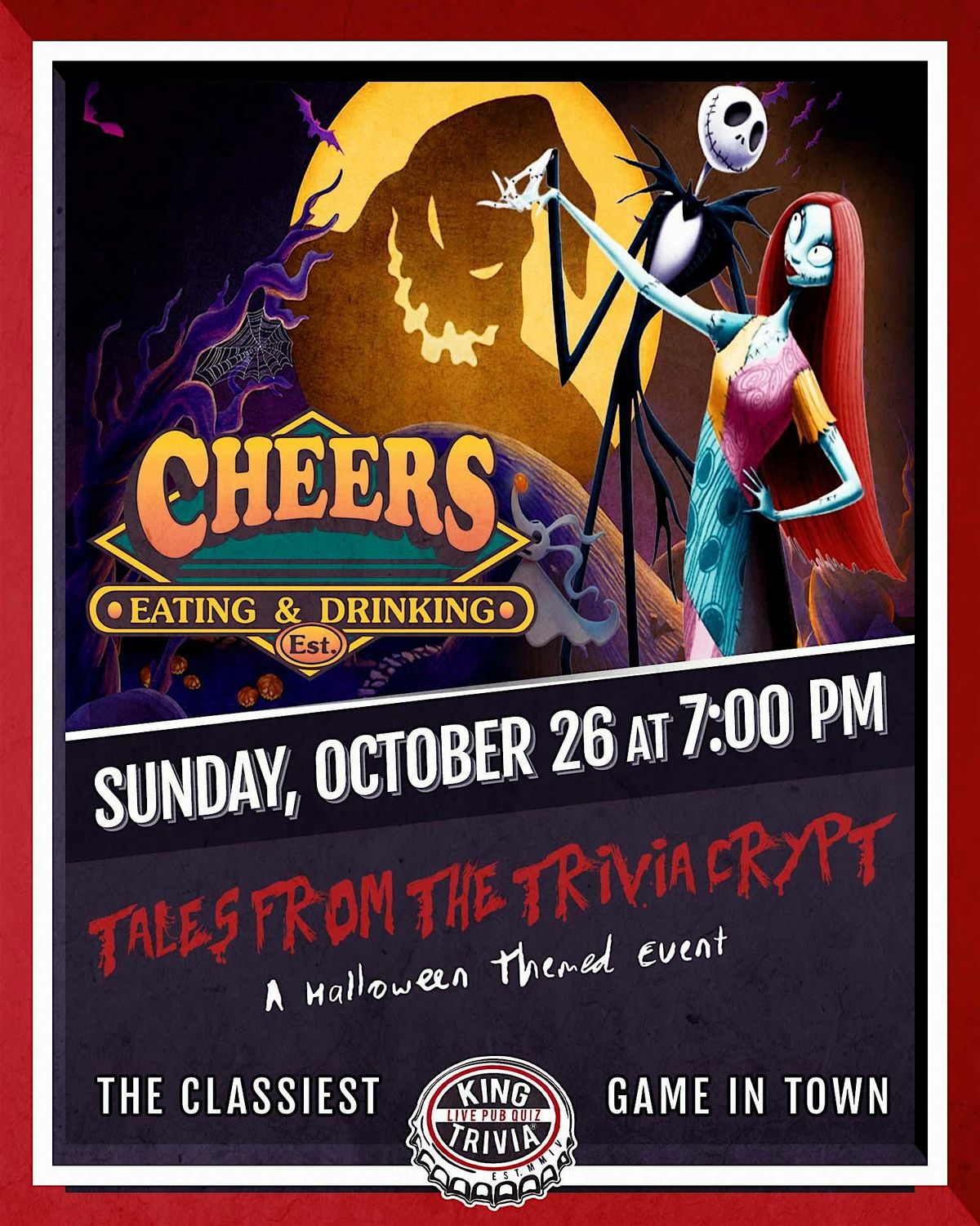 Halloween Trivia Night at Cheers Good Time Saloon