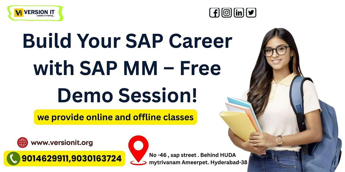 Build Your SAP Career with SAP MM \u2013 Free Demo Session!