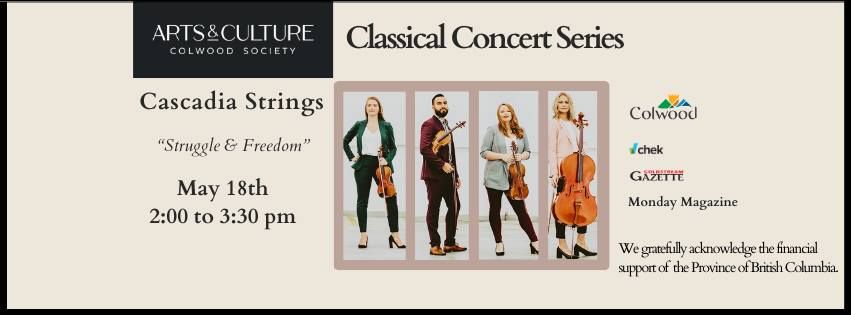 Classical Concert #2 Cascadia Strings perform P\u00e4rt, Wijeratne and Brahms