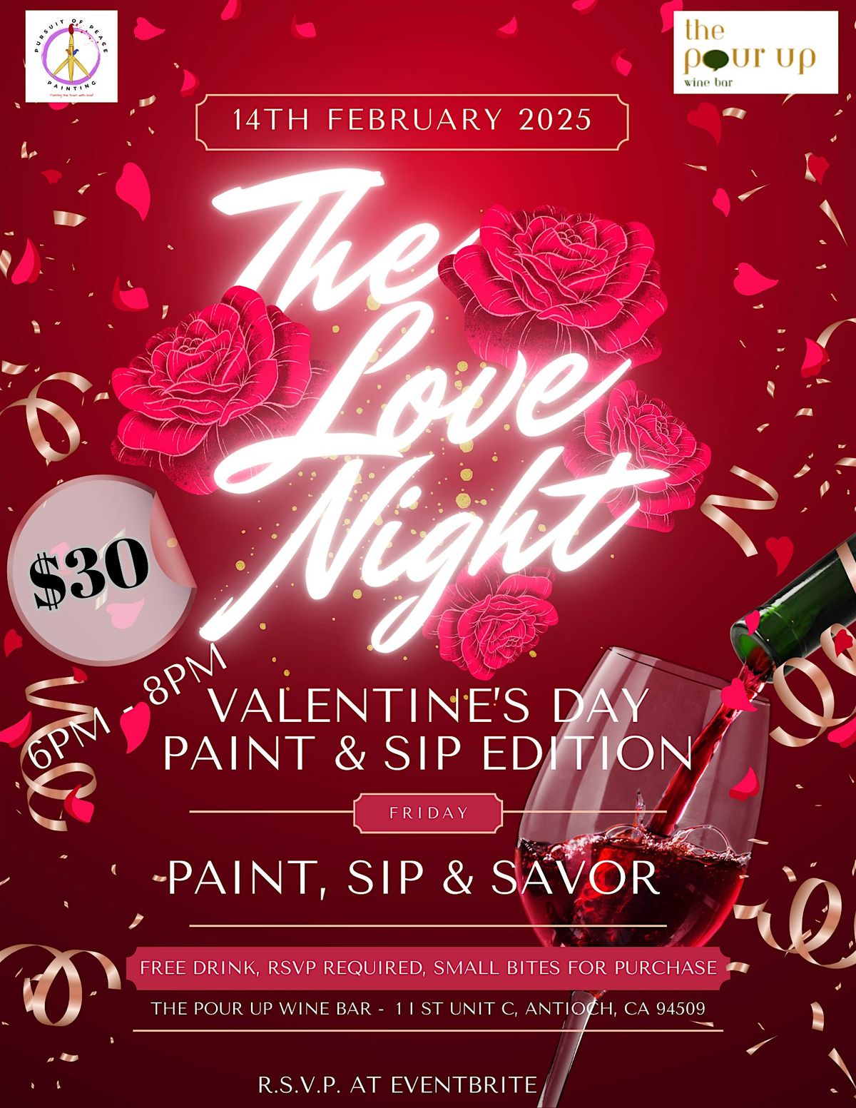 Valentine's Paint & Sip