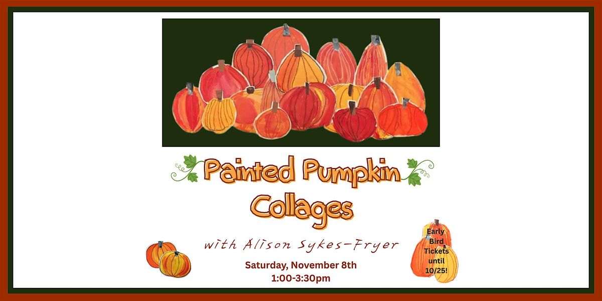 Painted Pumpkin Collages