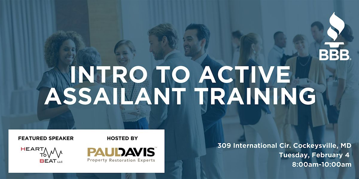 Breakfast and Networking: Intro to Active Assailant Training