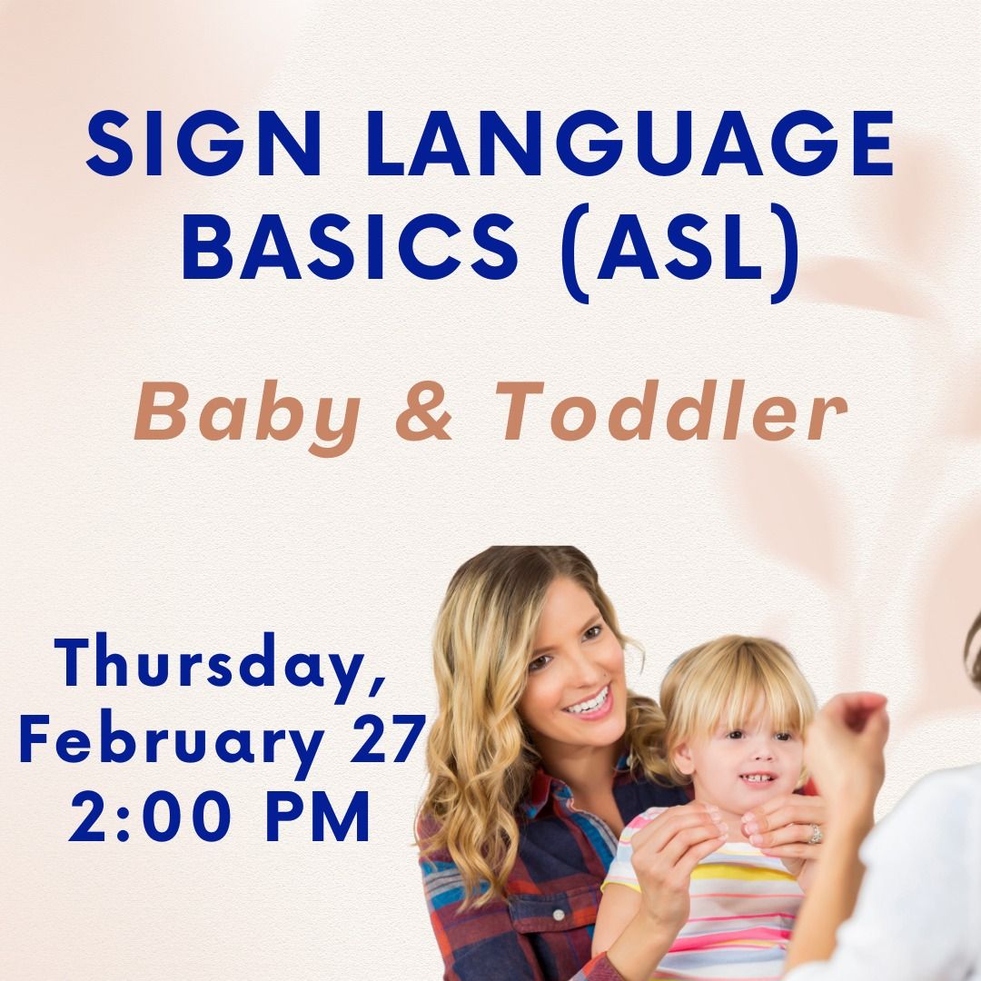 Sign Language Basics for Babies and Toddlers