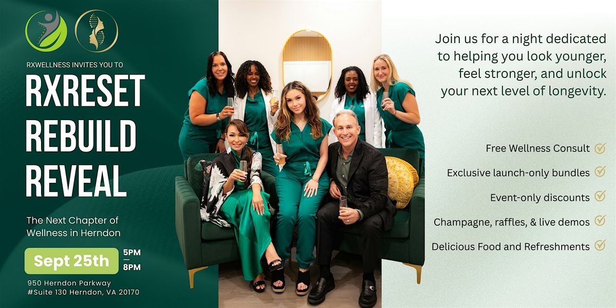 RxReset: Rebuild. Reveal. | The Next Chapter of Wellness in Herndon
