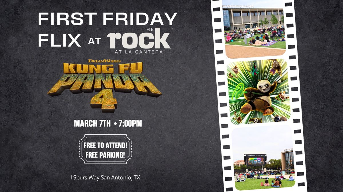 First Friday Flix at The Rock: Kung Fu Panda 4