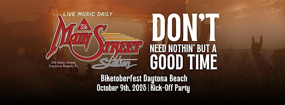 Biketoberfest Kick-Off Party on Main Street