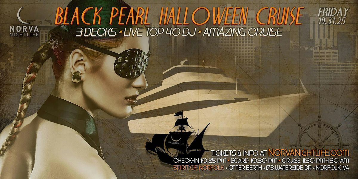 Black Pearl Norfolk Halloween Party Cruise