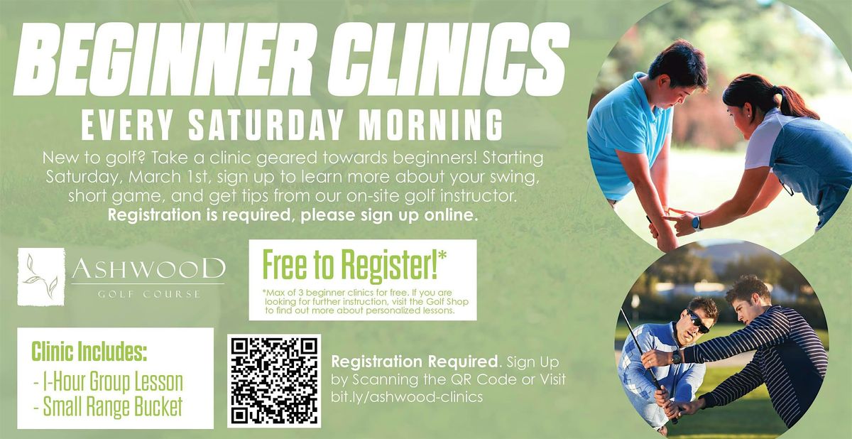Saturday Morning Beginner Golf Clinics