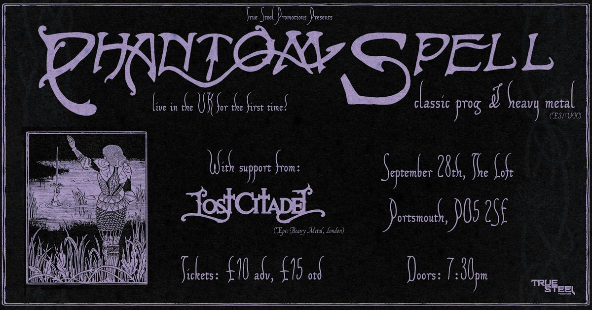 PHANTOM SPELL LIVE at The Loft in PORTSMOUTH, 28\/09\/25