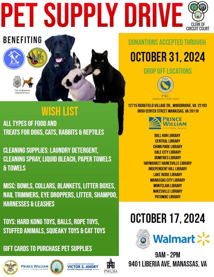 Pet Supply Drive