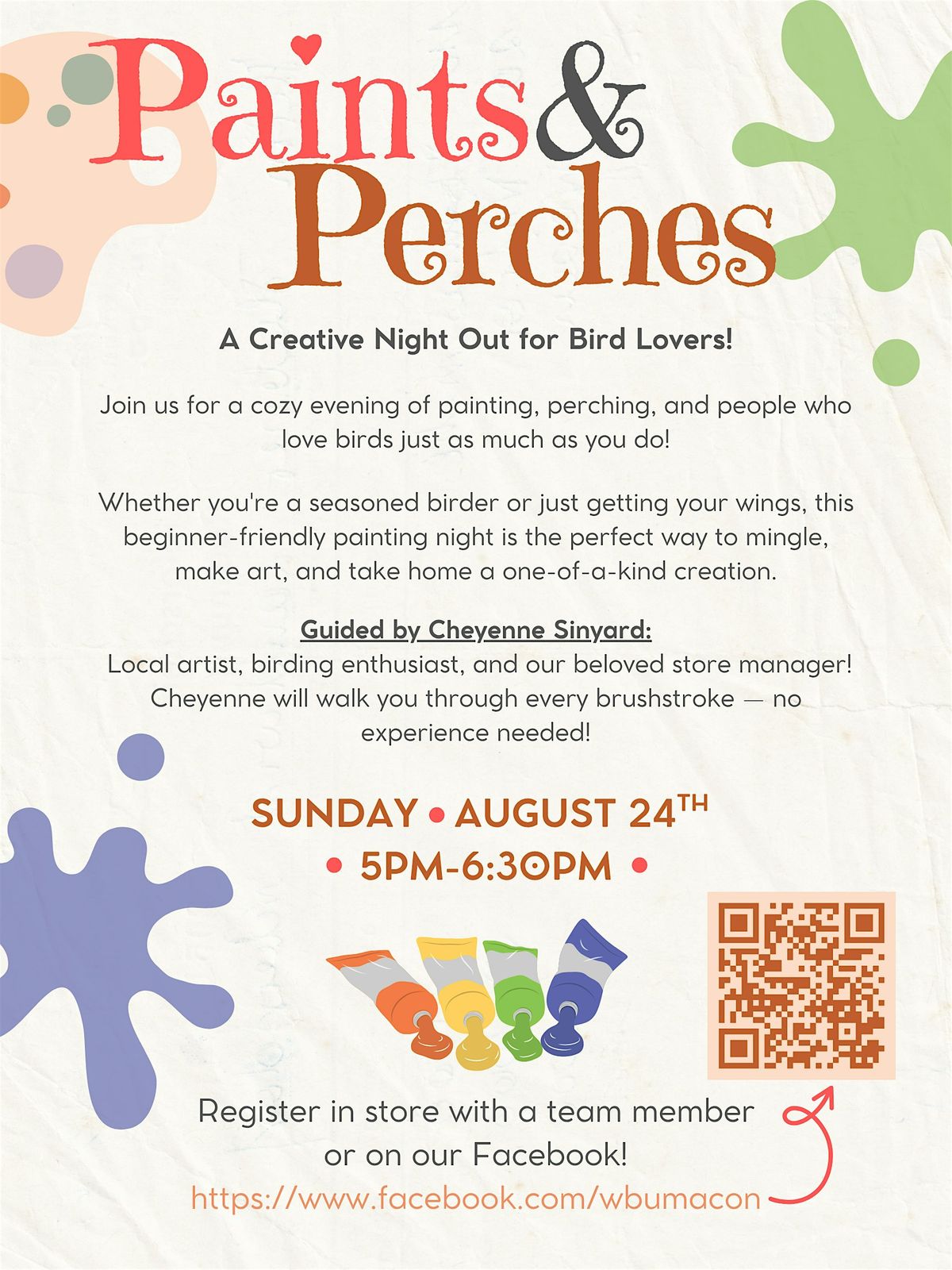 Paints and Perches