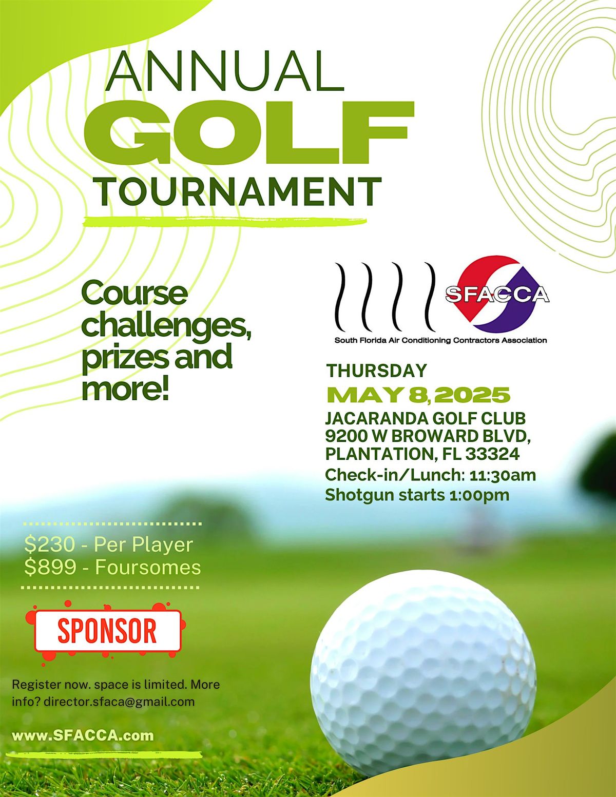 SFACCA Annual Golf Tournament