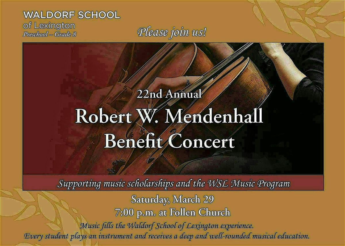 22nd Annual Mendenhall Benefit Concert