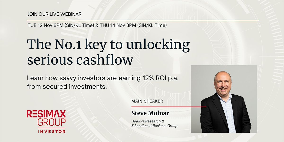 The No.1 key to unlocking serious cashflow (8pm SIN\/KL, 5:30pm IST)