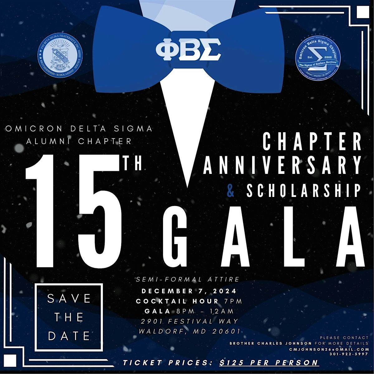 Omicron Delta Sigma Alumni Chapter Anniversary & Scholarship Gala