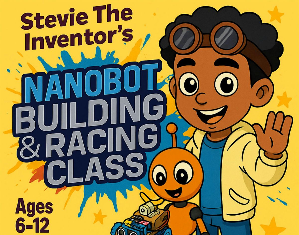 Stevie The Inventor's Rubberband Powered Car Grand Prix @ Wadsworth Library