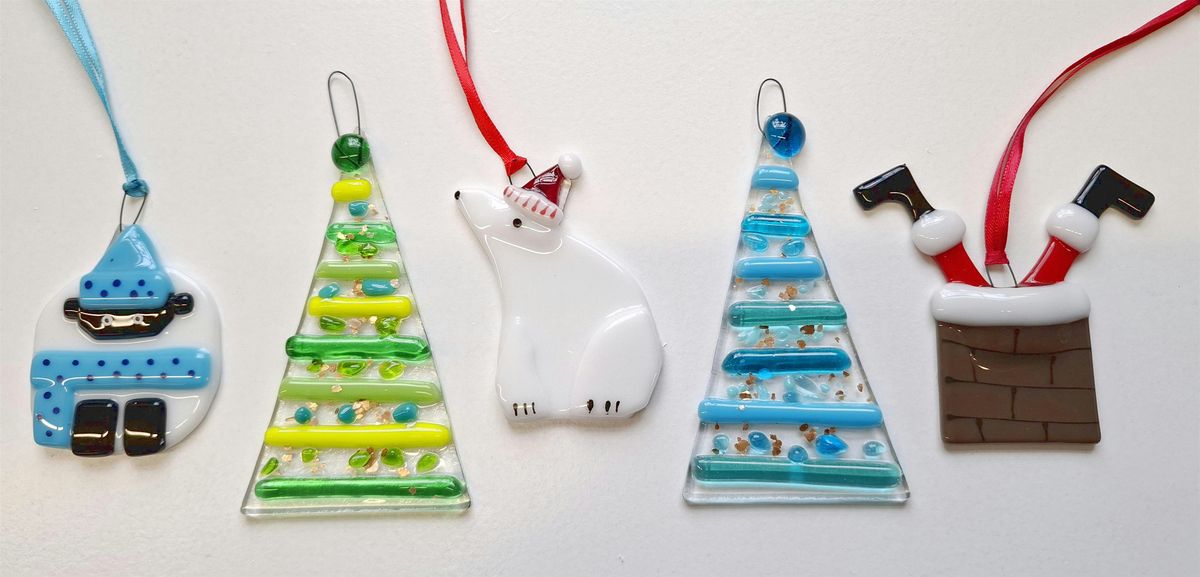 Fused Glass Christmas Decorations