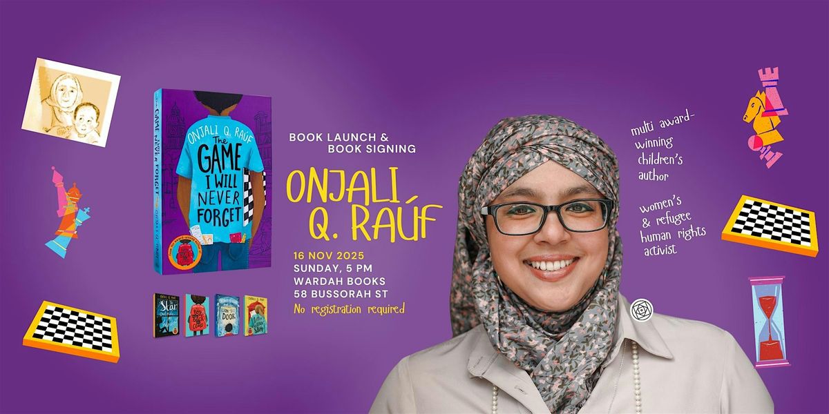 Book Launch & Signing: Onjali Q. Ra\u00faf