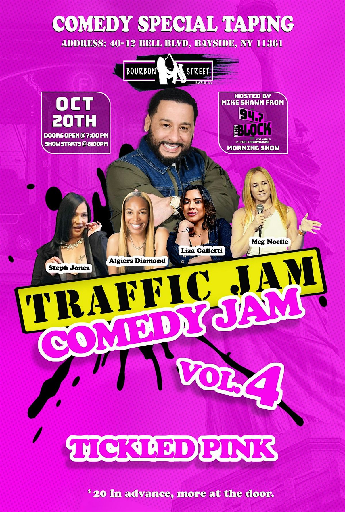 Traffic Jam Comedy Jam at Bourbon Street