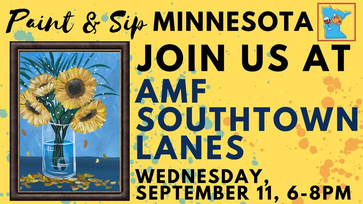 September 11 Paint & Sip at AMF Southtown Lanes